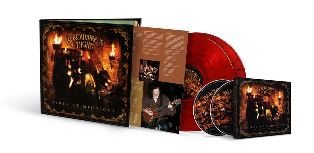 Blackmore's Night - Fires At Midnight Limited Red Marble 2LP Vinyl Edition + 2CD-Digipak-Edition